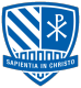 blue logo - sapientia in christo