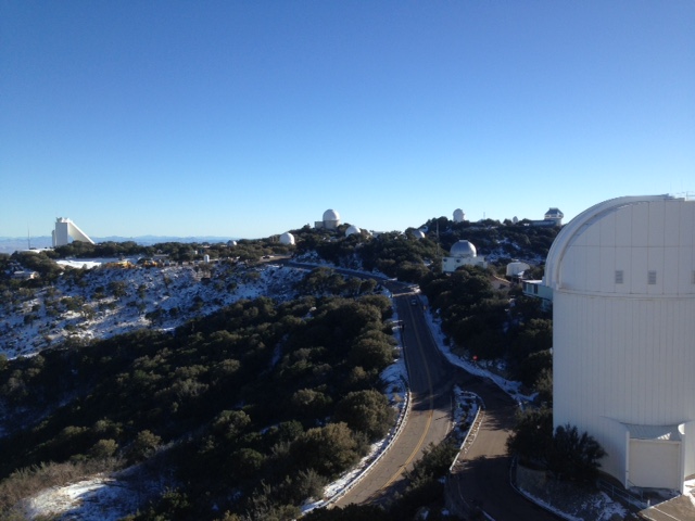 Telescopes at Kitt Peak Observatory